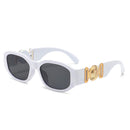 Óculos De Sol Retrô Geométricos Da Moda Unissex Vintage Y2K UV400