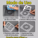 Kit 20 Protetores de Ralo Adesivos com Tela Descartável Anti Entupimento e Anti Insetos