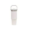 Garrafa de Água Térmica 600ML/900ML de Academia inoxidável com Alça Flip