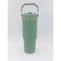 Garrafa de Água Térmica 600ML/900ML de Academia inoxidável com Alça Flip